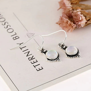 Mia | Vintage Moonstone Drop Earrings