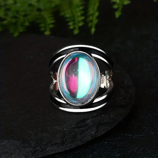 Roman | Chunky Silver Moonstone Ring Women