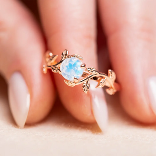 Amelia | Moonstone Ring Sterling Silver