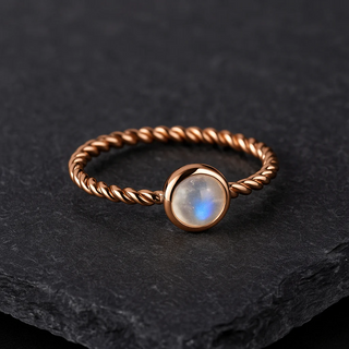 Charlotte | Moonstone Ring - Eye