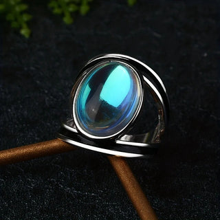 Roman | Chunky Silver Moonstone Ring Women