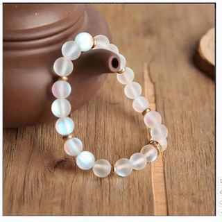 James | Men's 8mm Moonstone Beaded Bracelet