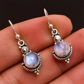 Mia | Vintage Moonstone Drop Earrings