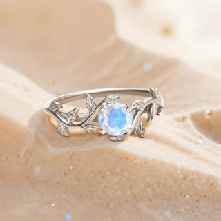 Amelia | Moonstone Ring Sterling Silver