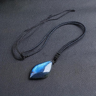 Henry | Moonstone Leaf Pendant Necklace