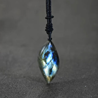 Henry | Moonstone Leaf Pendant Necklace