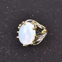 Chloe | Bohemian Moonstone Opal Vine Ring