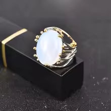 Chloe | Bohemian Moonstone Opal Vine Ring