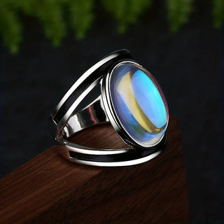Roman | Chunky Silver Moonstone Ring Women